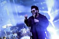 The Weeknd onstage (Image via Dimitrios Kambouris/Getty Images)